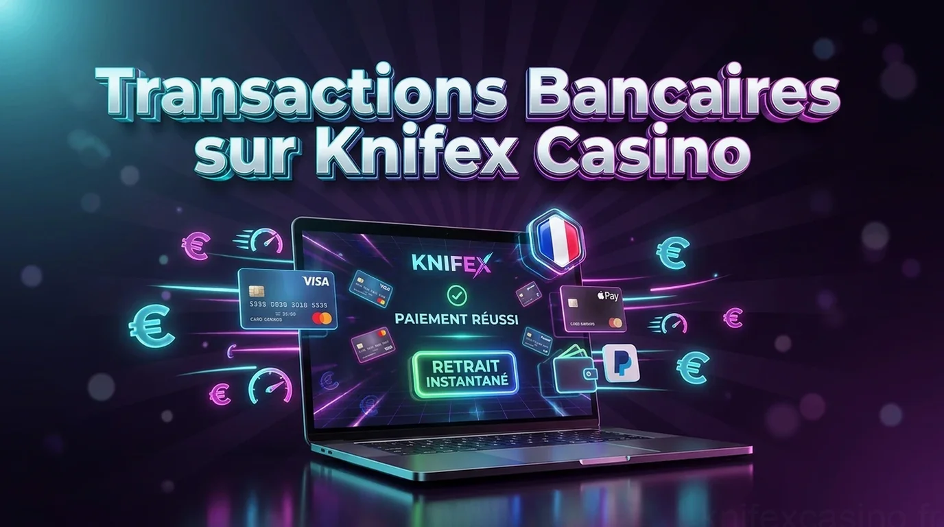 Transactions Bancaires sur Knifex Casino